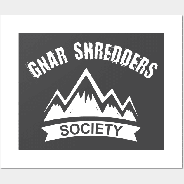 Gnar Shredders Society Wall Art by esskay1000